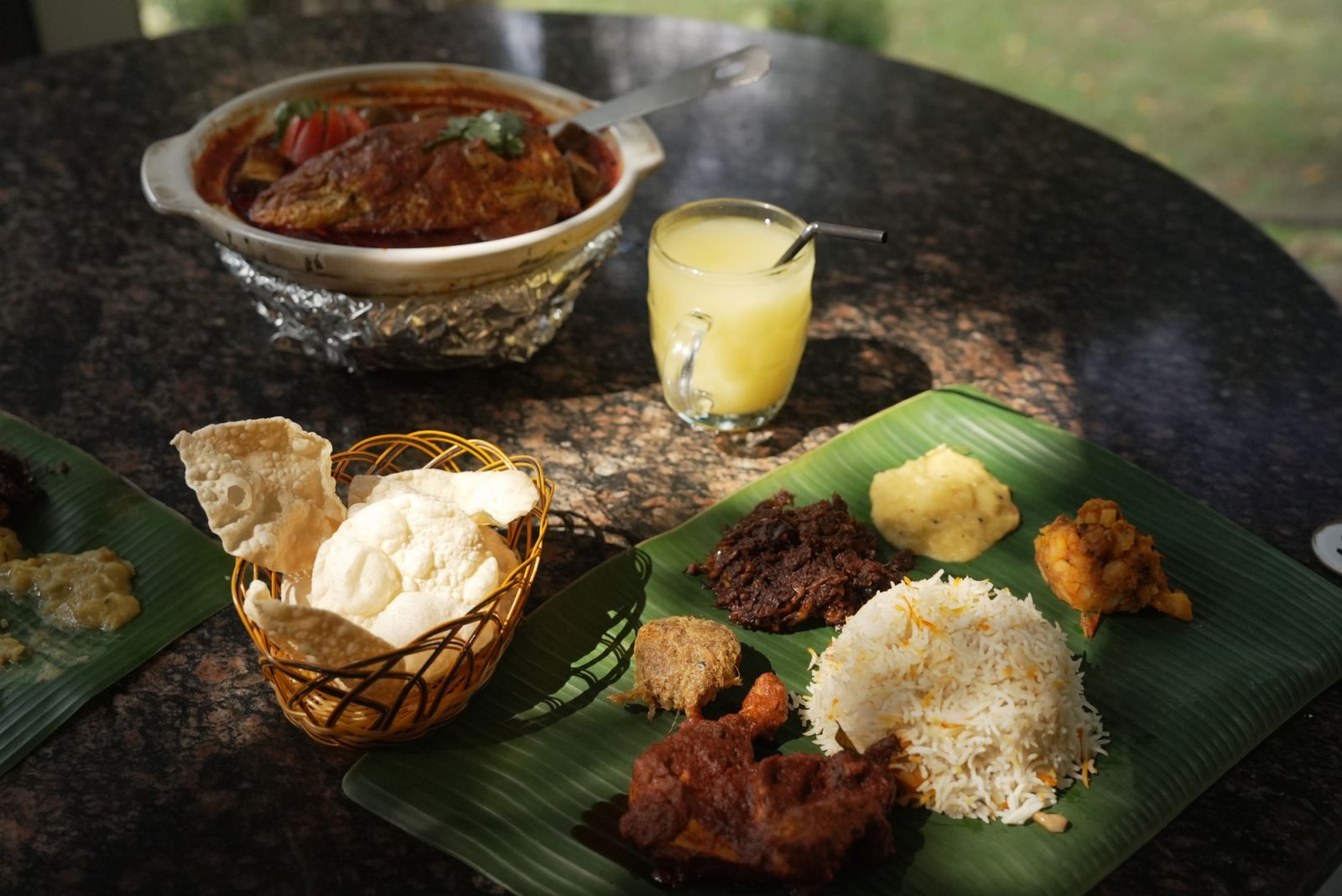 Food at Samy's Curry