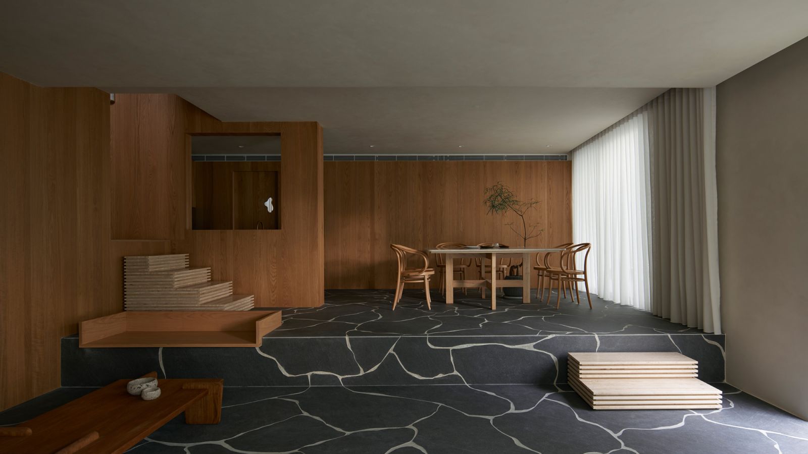 The common areas of the House of Parts by L Architects (Photos: Jovian Lim)
