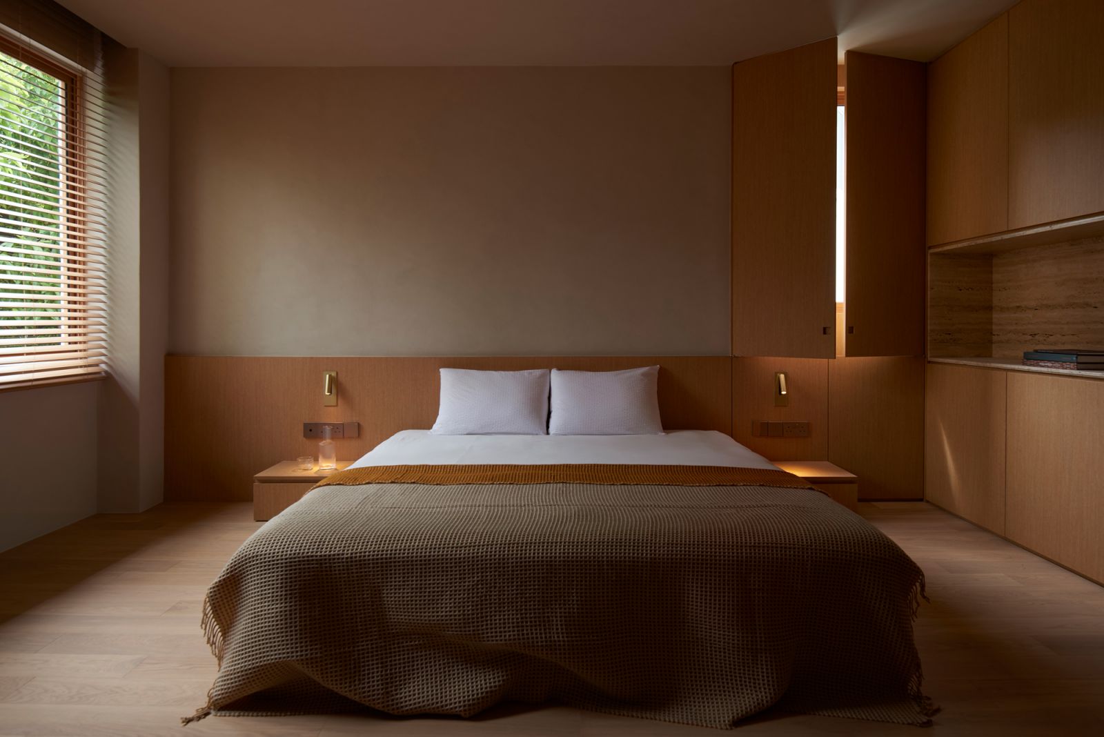 The soothing bedroom
