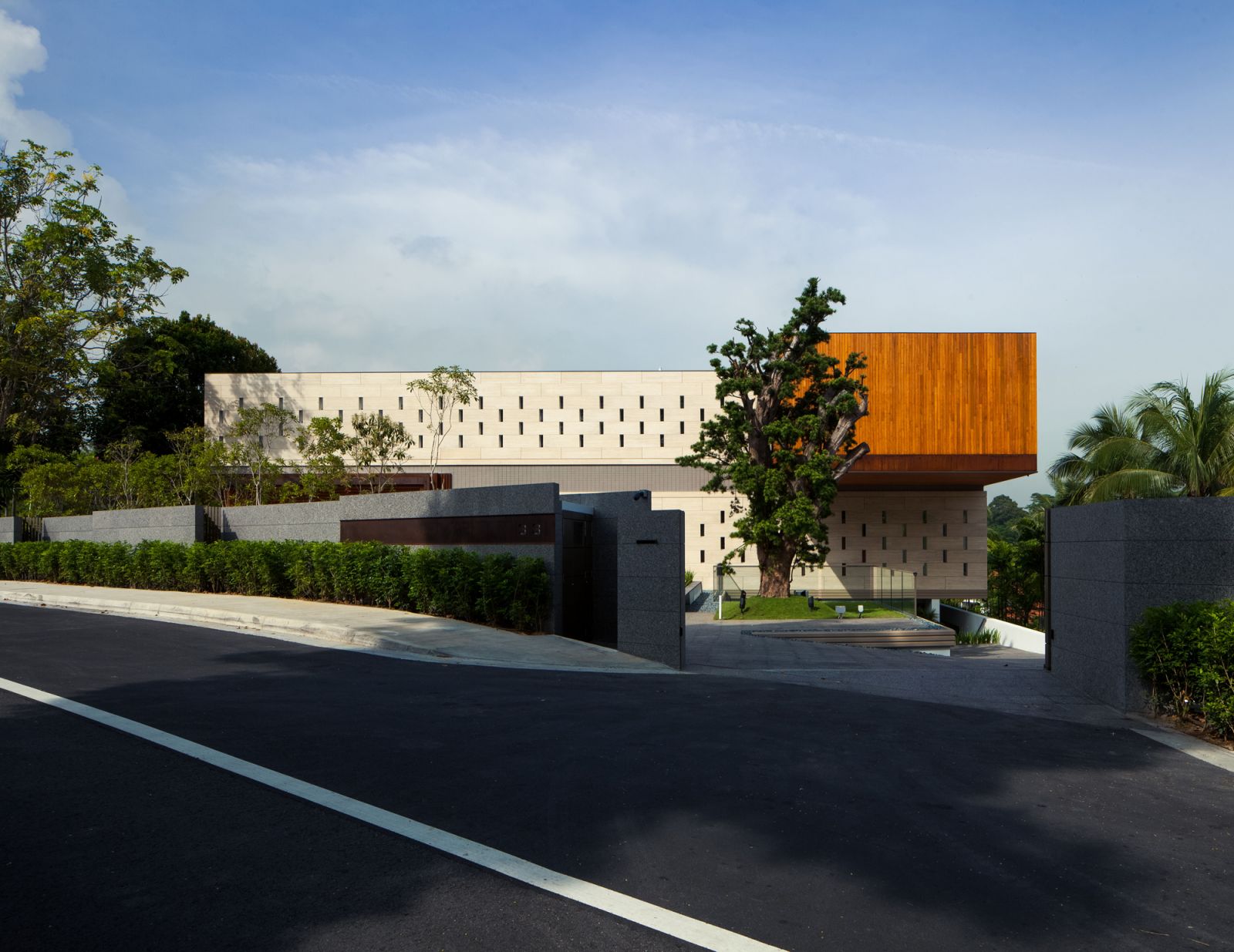 A project by Red Bean Architects along Olive Road