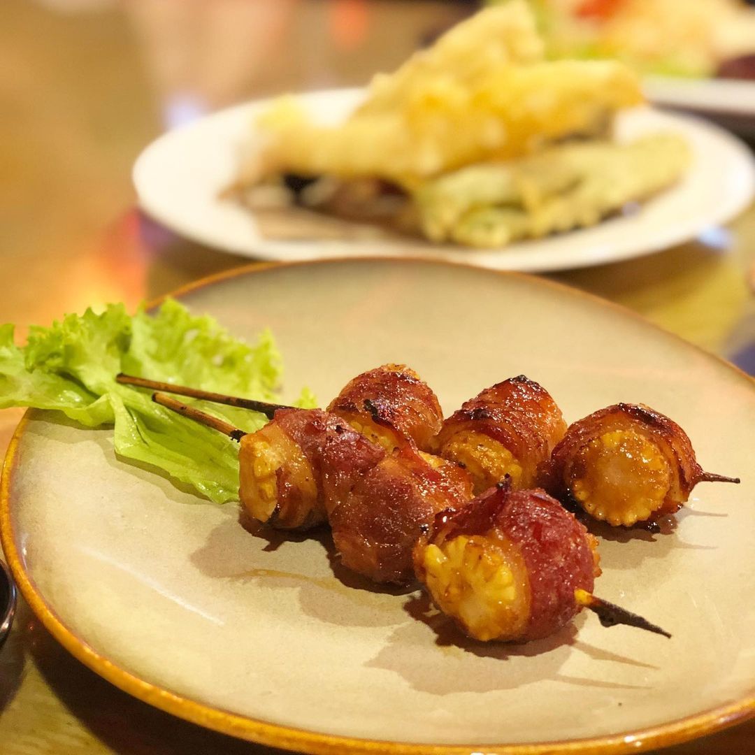 Baby corn yakitori (Photo: Instagram / @lagycart)