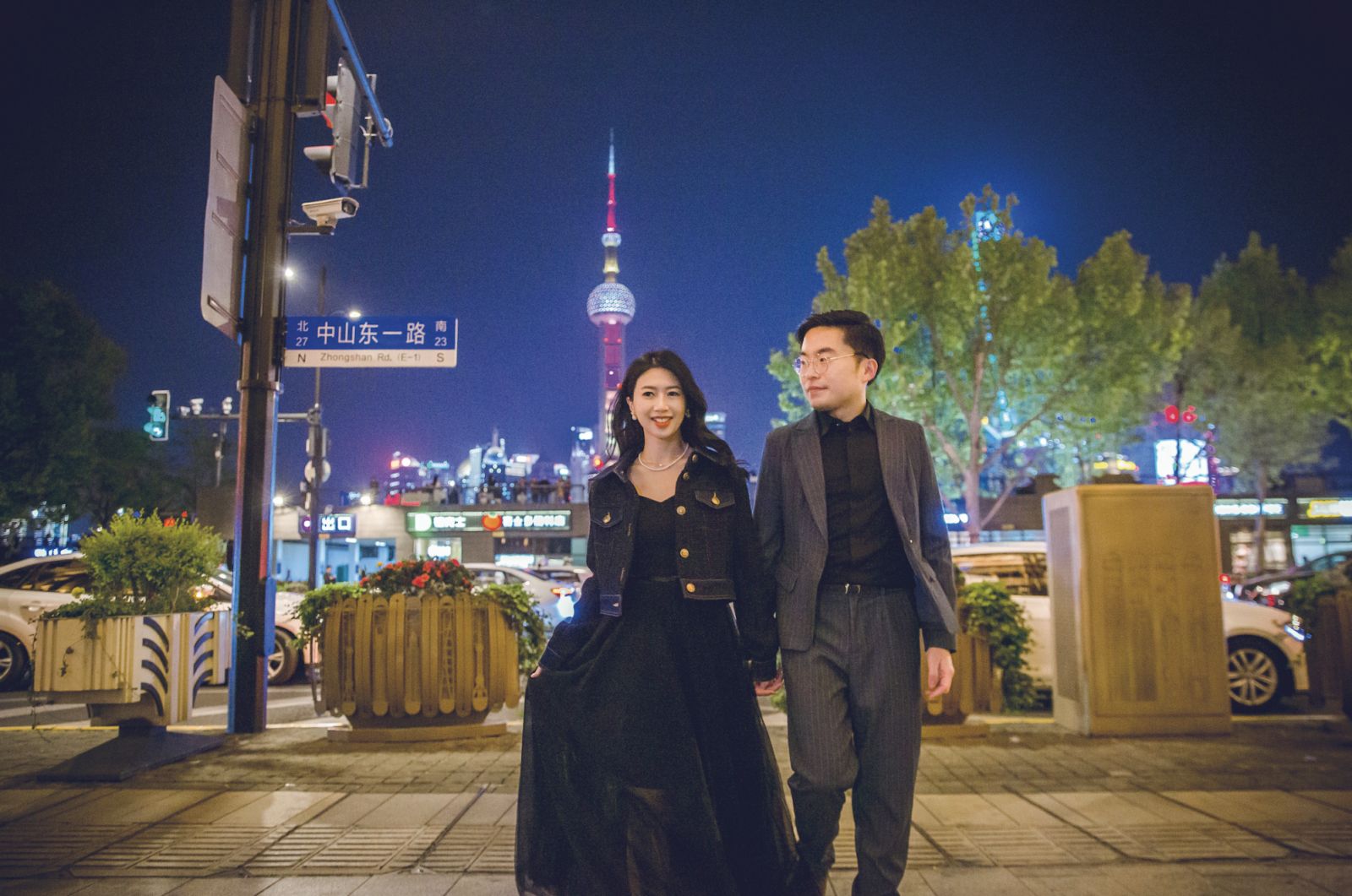 Wilbur Lim and Hazell Ng in Shanghai, China