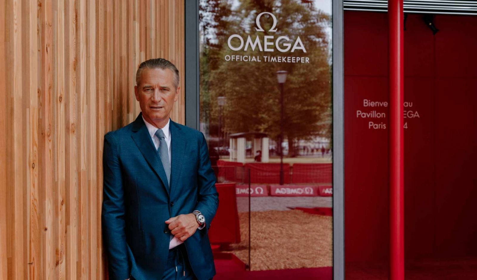 President and CEO Raynald Aeschlimann on Omega’s long-term partnership with Olympics as timekeeper: “This is an authentic identity. It’s not sponsorship.”