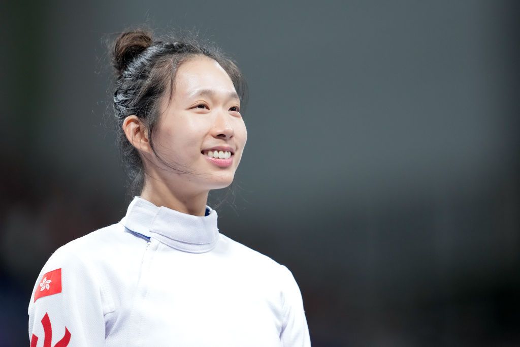 Fencer Vivian Kong from Hong Kong in the women’s épée individual event at the Paris 2024 Olympics (Photo: Getty Images)