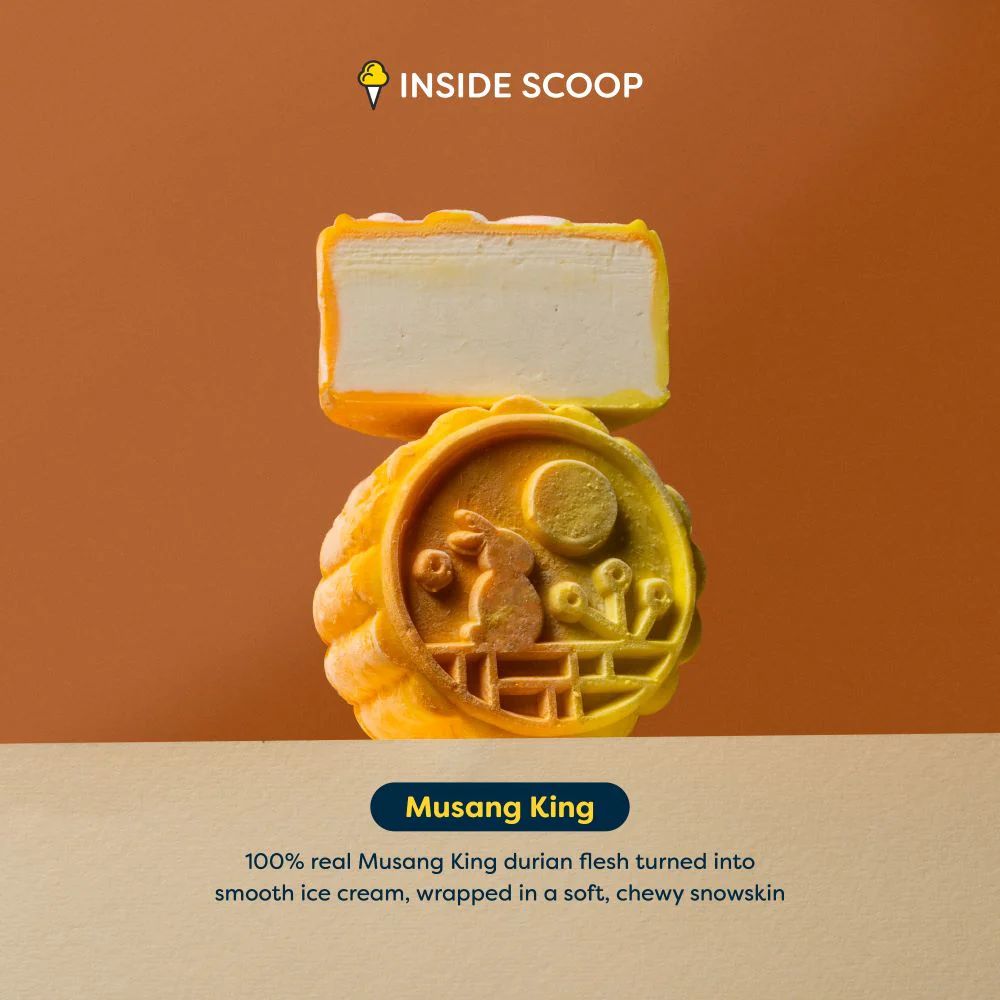 Premium Musang King durian mooncake (Photo: Inside Scoop)