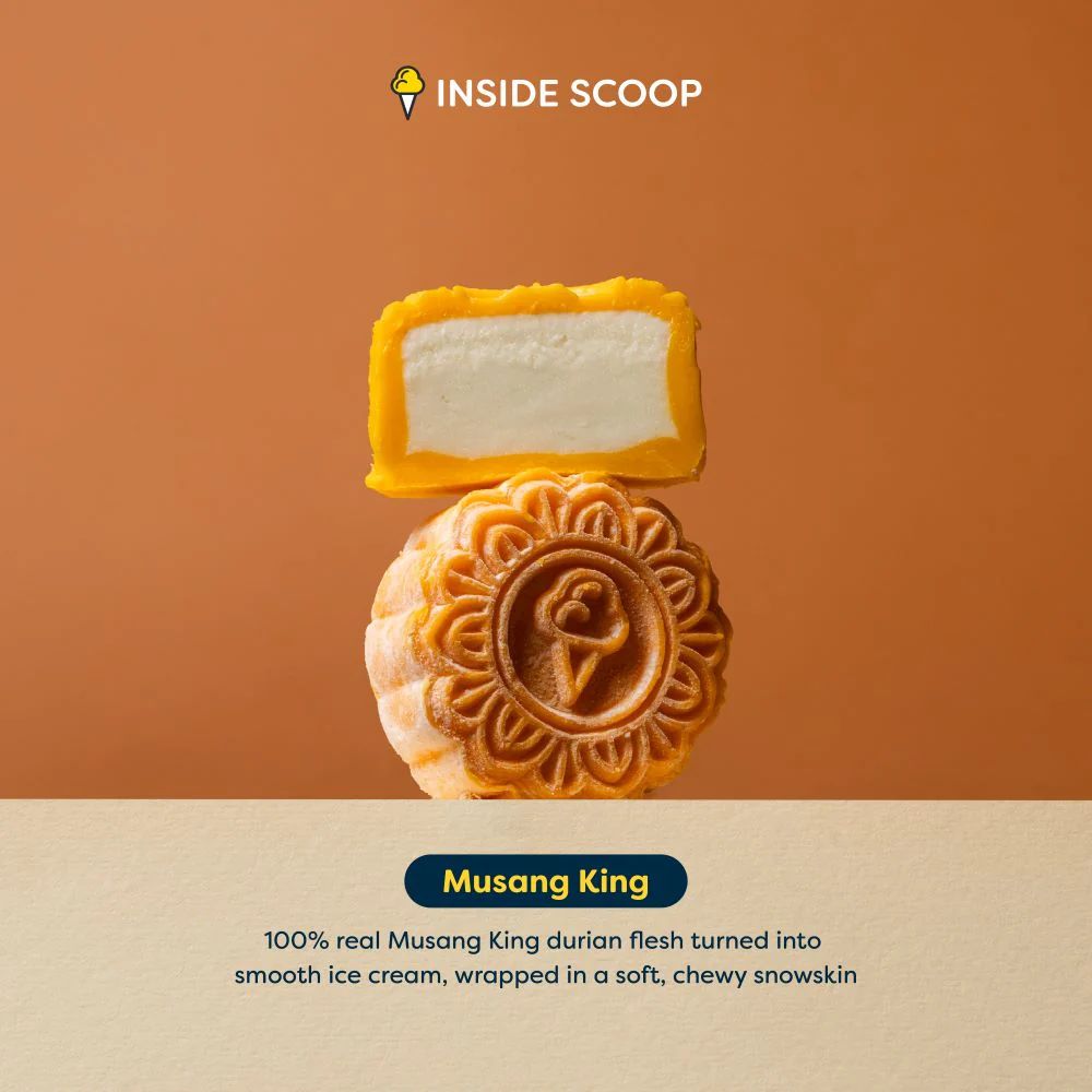 Mini ice cream mooncake with durian (Photo: Inside Scoop)