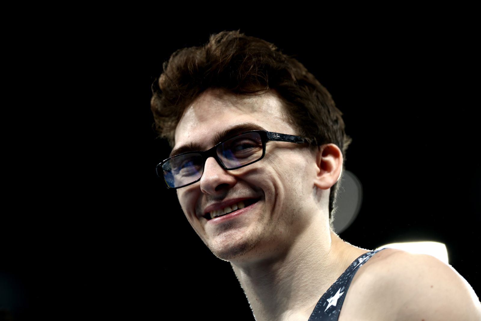 Stephen Nedoroscik in glasses