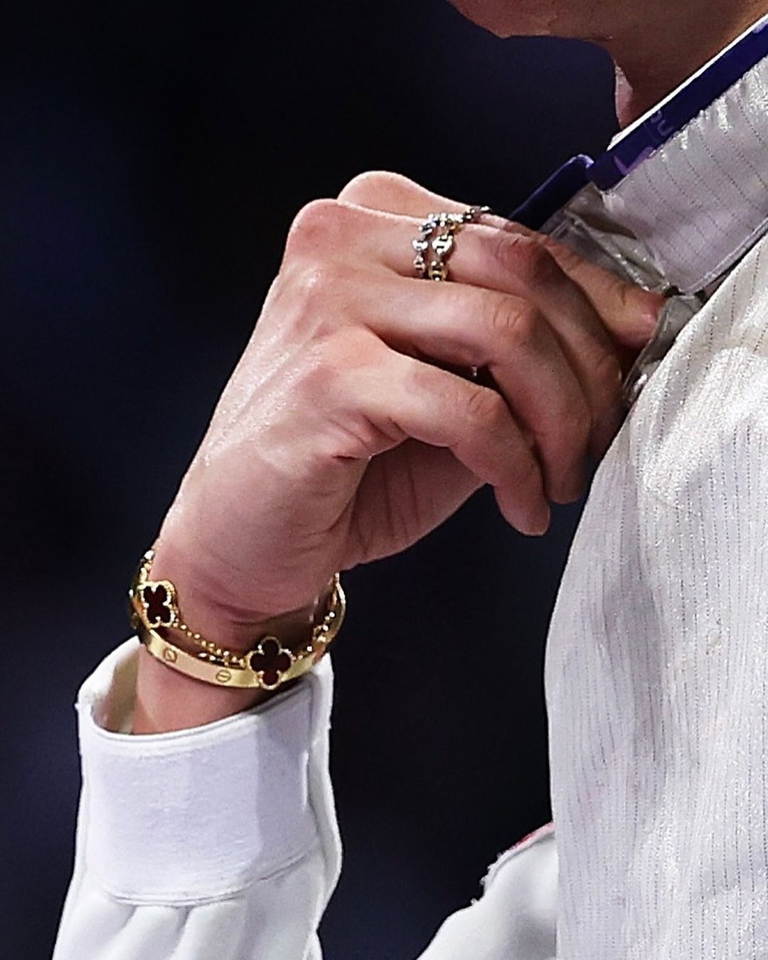 Cheung Ka-long's bracelet stack