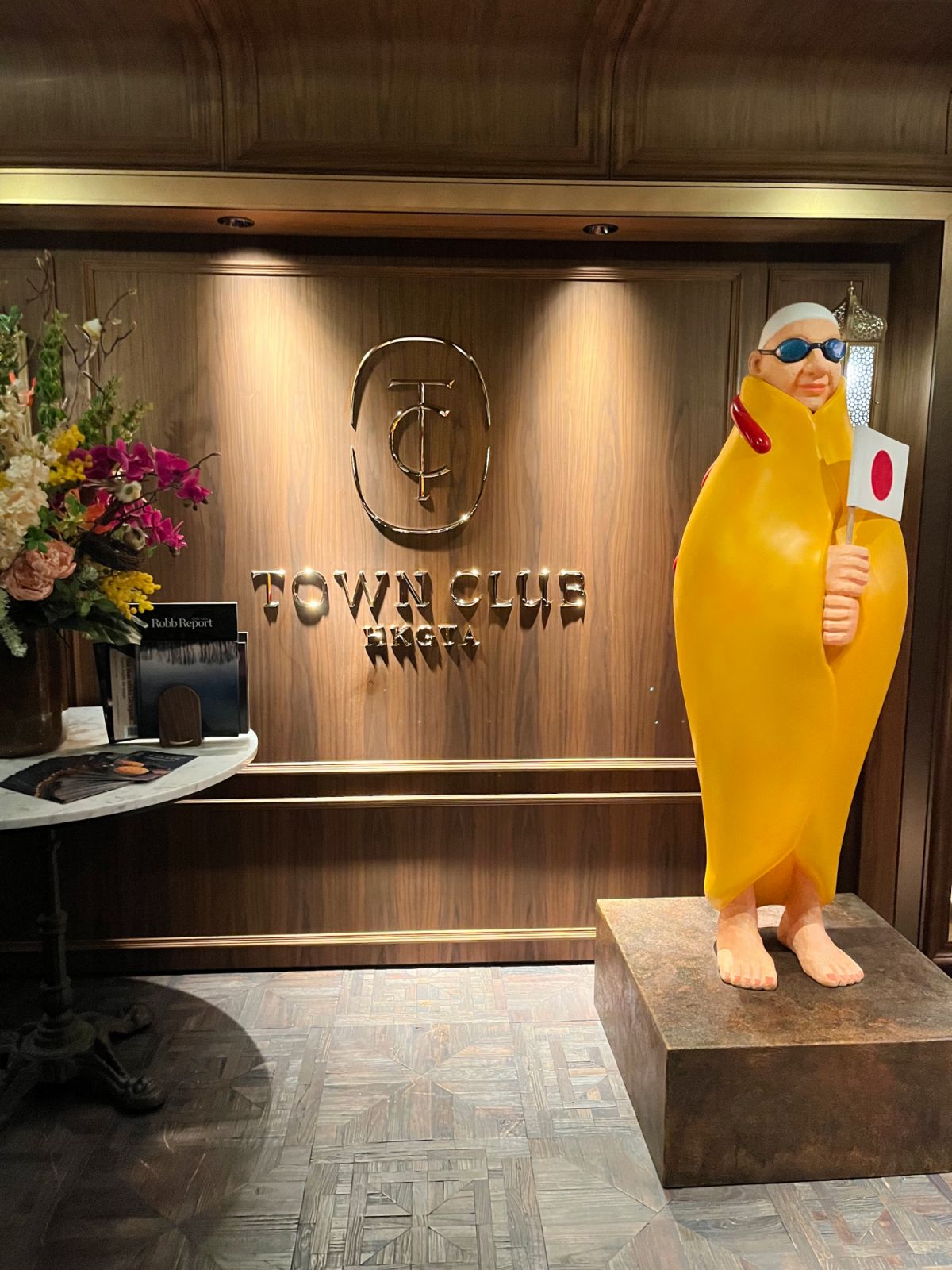 Installation view of Nohara's "Flavour of Art" at HKGTA Town Club (Photo: courtesy UG Gallery)