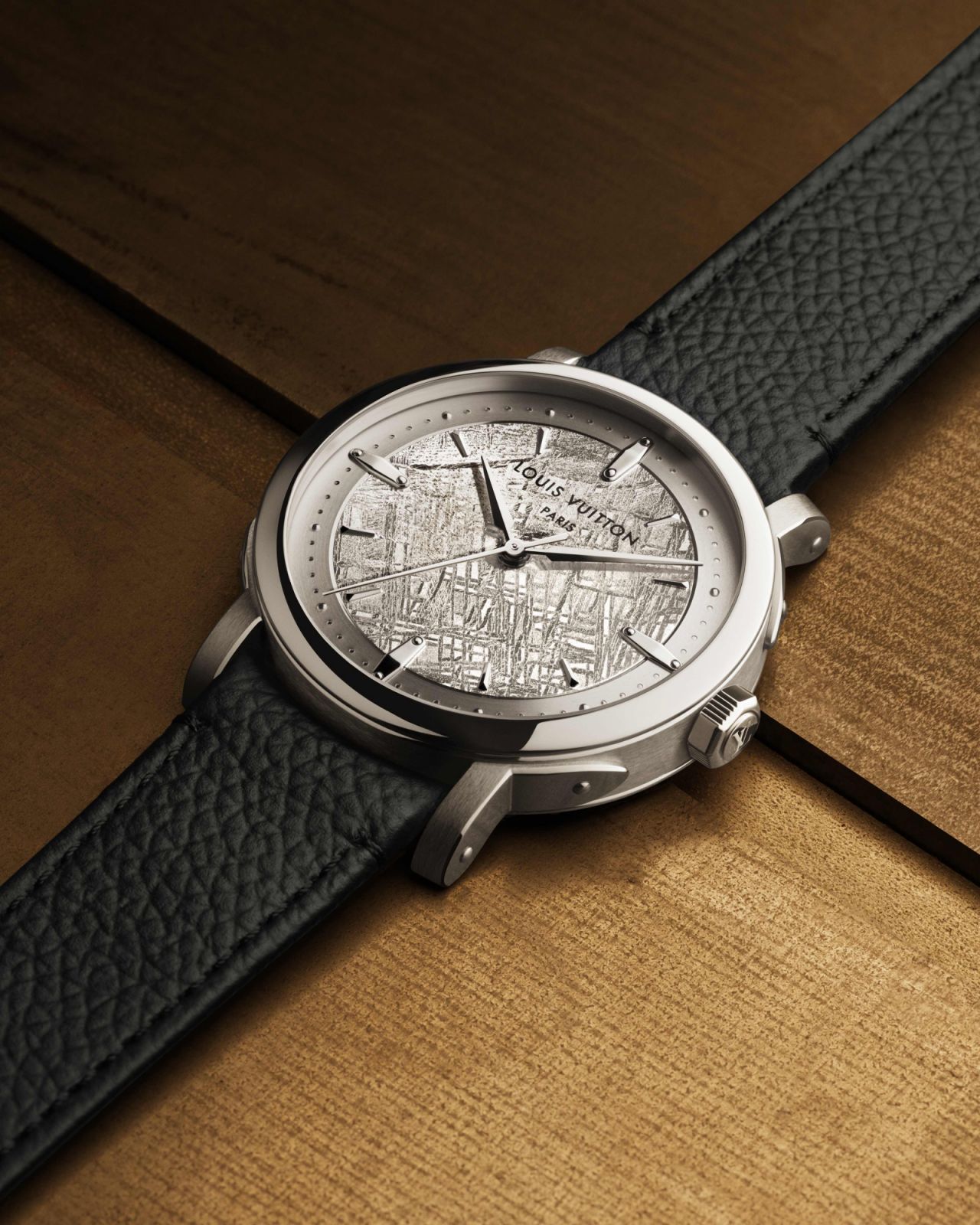 The Louis Vuitton Escale in platinum and meteorite dial