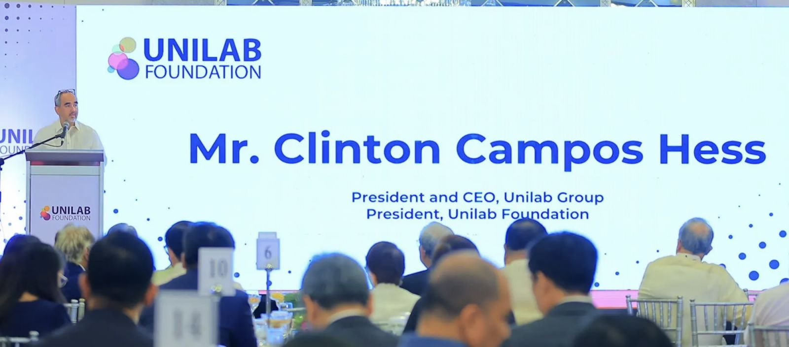 Clinton Campos Hess (Photo: Courtesy of Unilab)