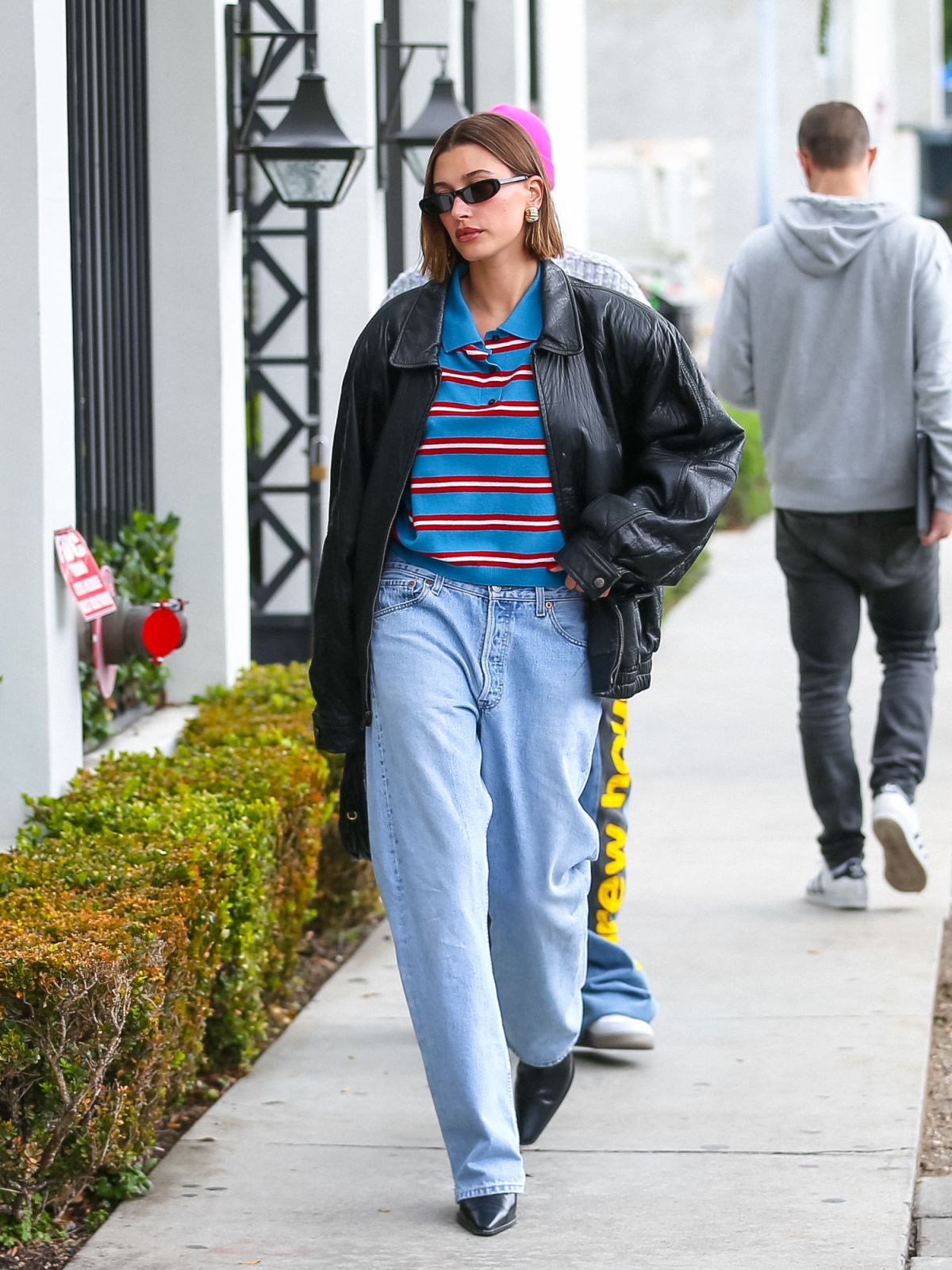LOS ANGELES, CA - MARCH 13: Hailey Bieber is seen on March 13, 2023 in Los Angeles, California. (Photo by thecelebrityfinder/Bauer-Griffin/GC Images)
