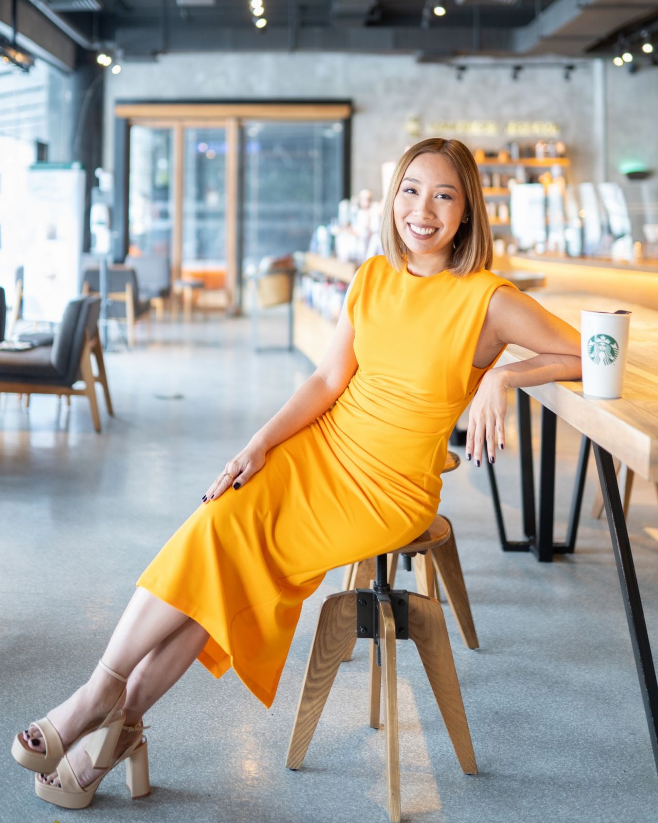Jamie Silva explains the concept of Starbucks community store (Photo: Starbucks Philippines)