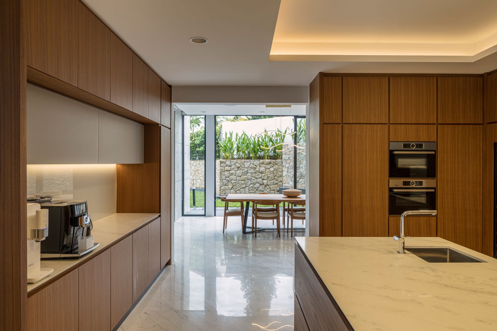 The kitchen design