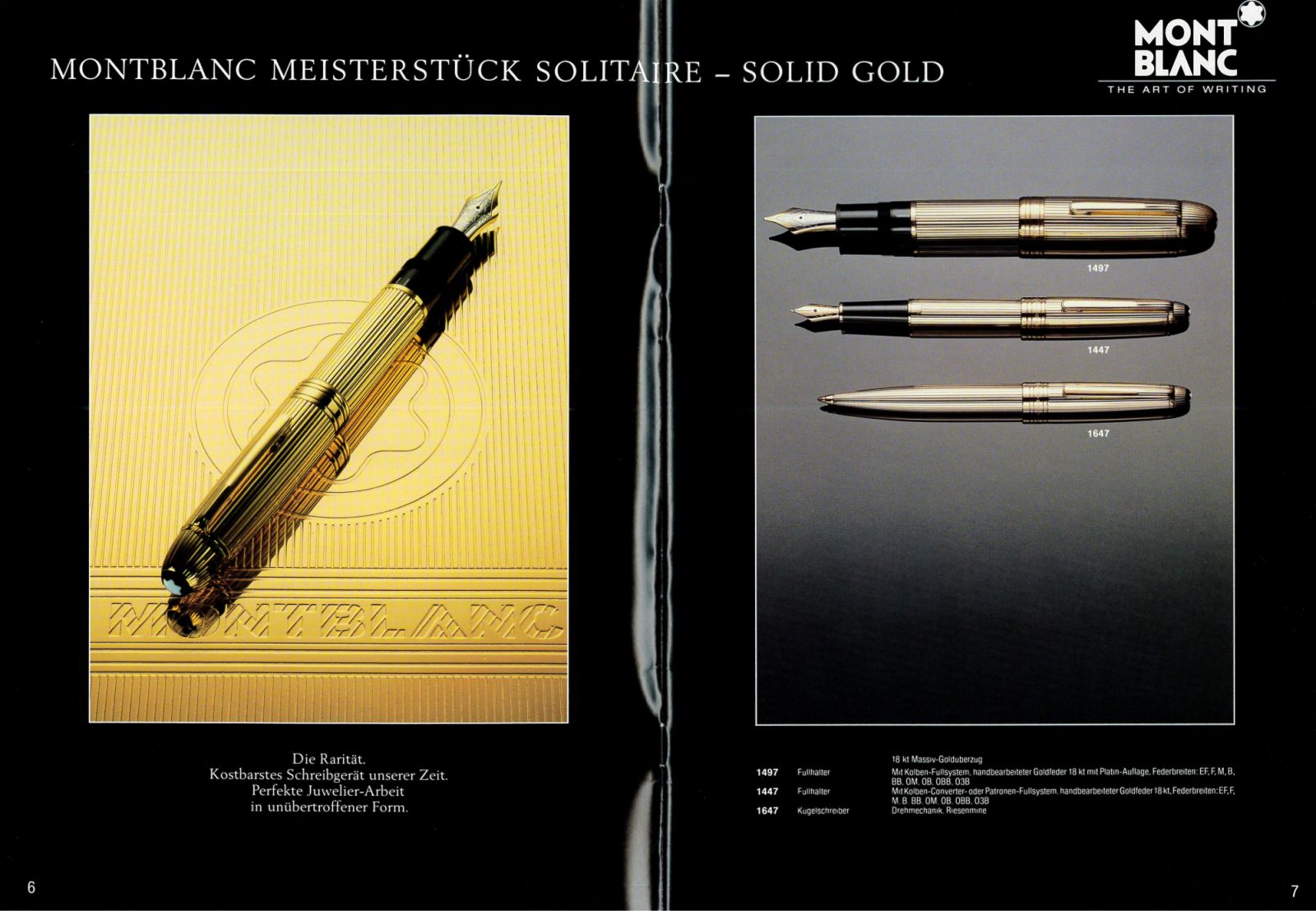 Montblanc Meisterstück ปี 1988 (ภาพ: Montblanc)