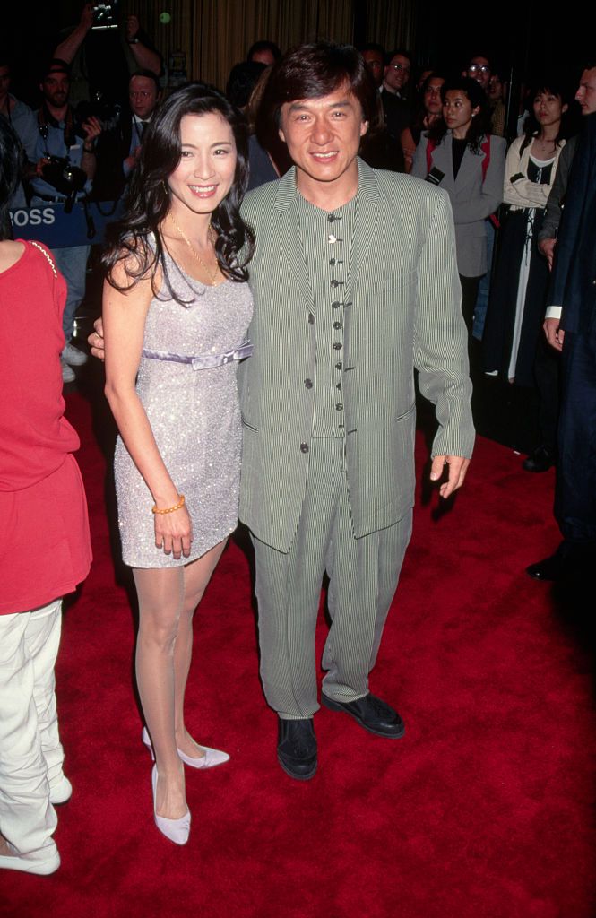 Michelle Yeoh and Jackie Chan, stars of Supercop, attend the film's US premiere party (Photo: Getty Images)