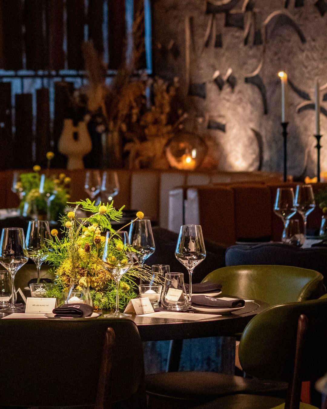 The interior of Aniba is tastefully lit, invoking a different realm (Photo: Aniba) best Middle Eastern restaurants Singapore