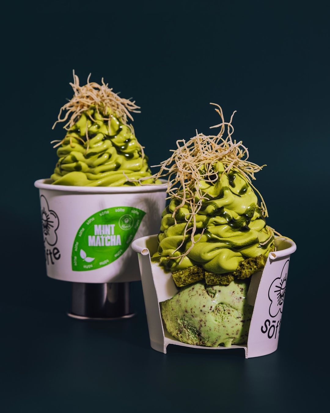 Softe’s mint matcha dessert (Photo: Instagram / @keepitsofte)