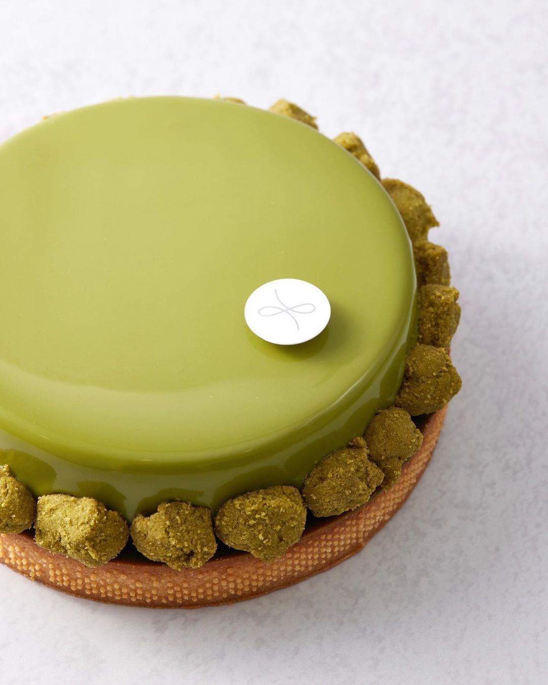 Lachér Patisserie’s Uji matcha tart (Photo: Instagram / @lacherpatisserie)