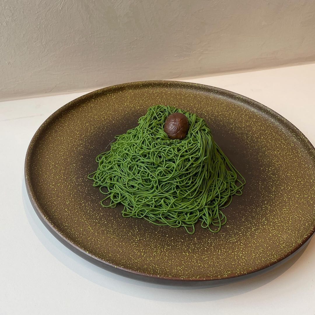 Matcha Mont Blanc (Photo: Instagram / @rakumatcha_my & @passionatelymatcha)