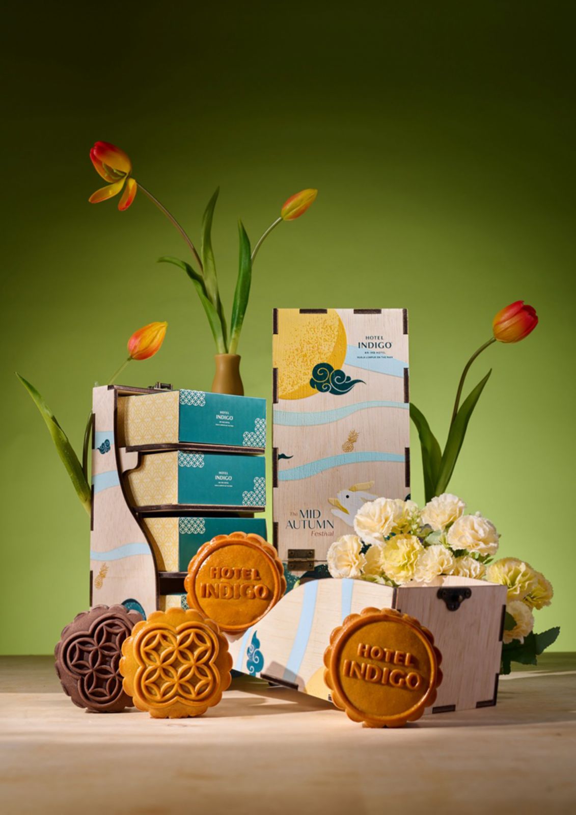 Mooncakes from Hotel Indigo (Photo: Hotel Indigo Kuala Lumpur on the Park)