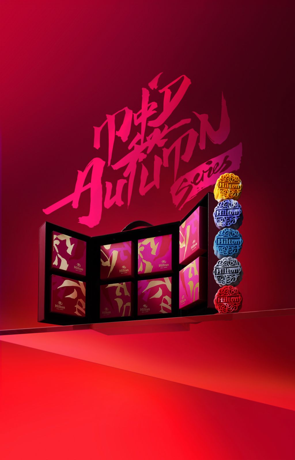 A set of snow-skin mooncakes (Photo: Hilton Kuala Lumpur)