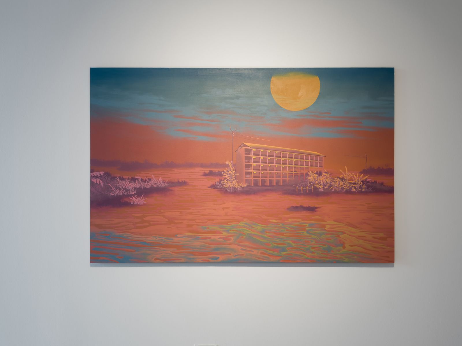 ‘The dawning town’ by Shen Jiaqi, 2024, acrylic on linen