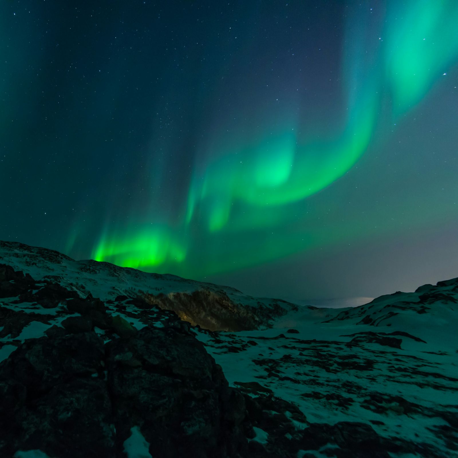 The Aurora Borealis over Tromsø, Norway (Photo: Marcelo Quinan/Unsplash)
