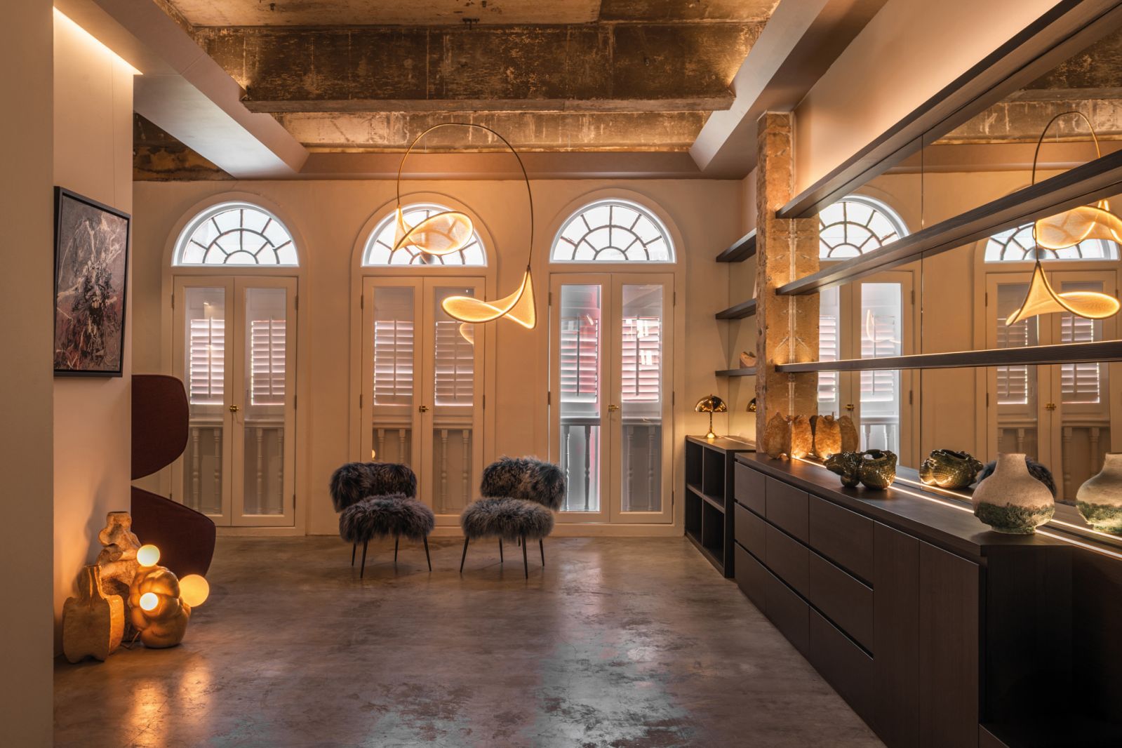 Maer Atelier’s Smith Street showroom is decked out like an art gallery
