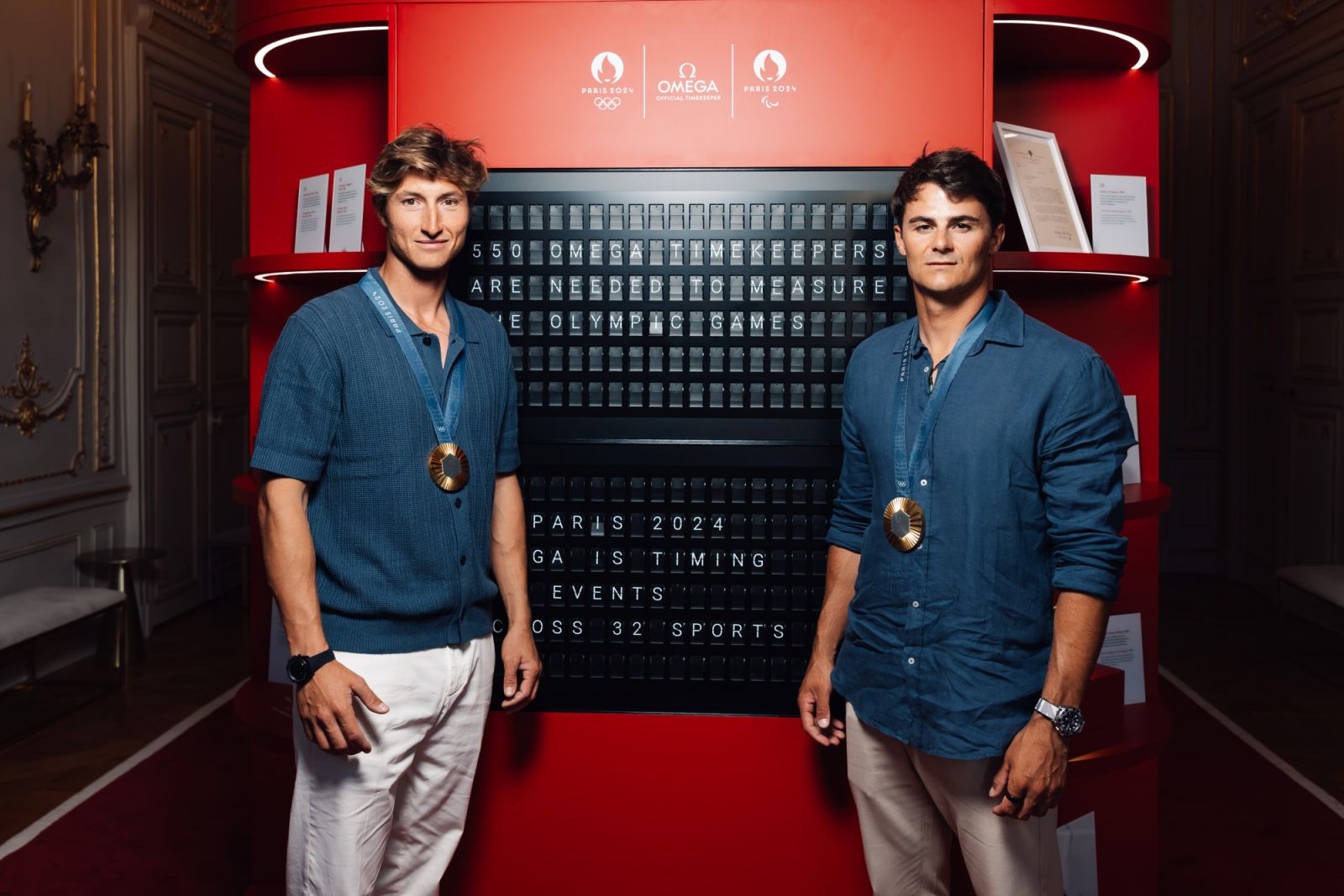 Diego Botin & Florian Trittel at Omega House Paris