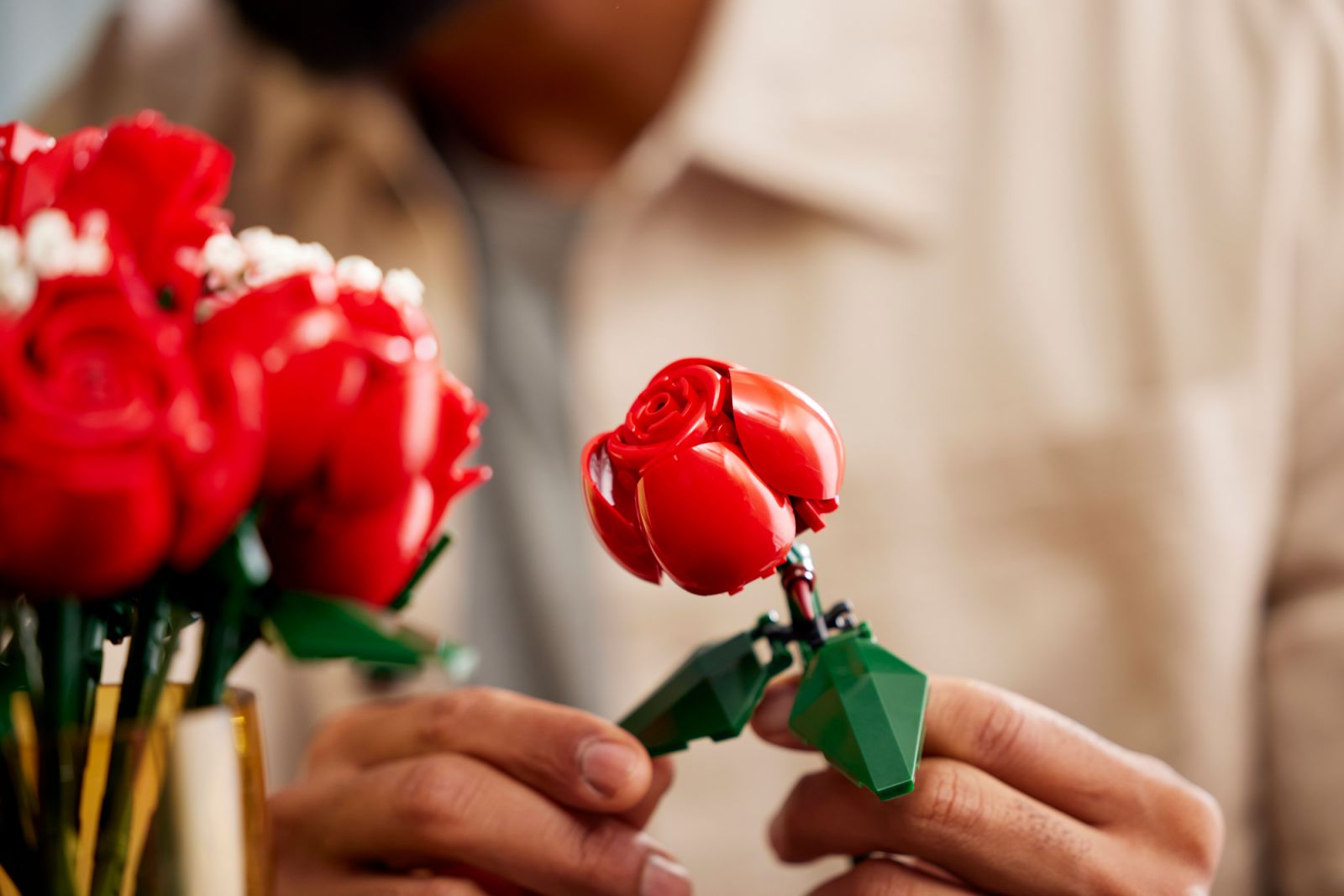 Lego roses last forever