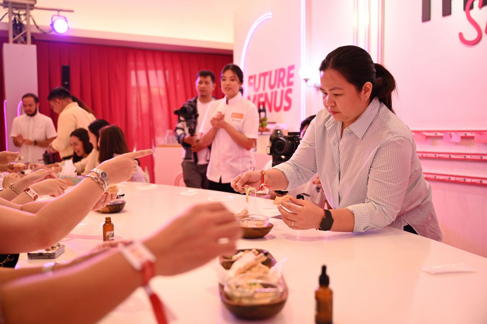 Food samples showcased at Unilever Food Solutions' Future Menus event (Photo: Courtesy of Unilever)