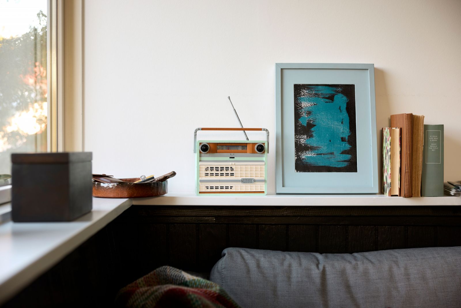 The Lego Retro Radio will fit right into any mid-century inspired home