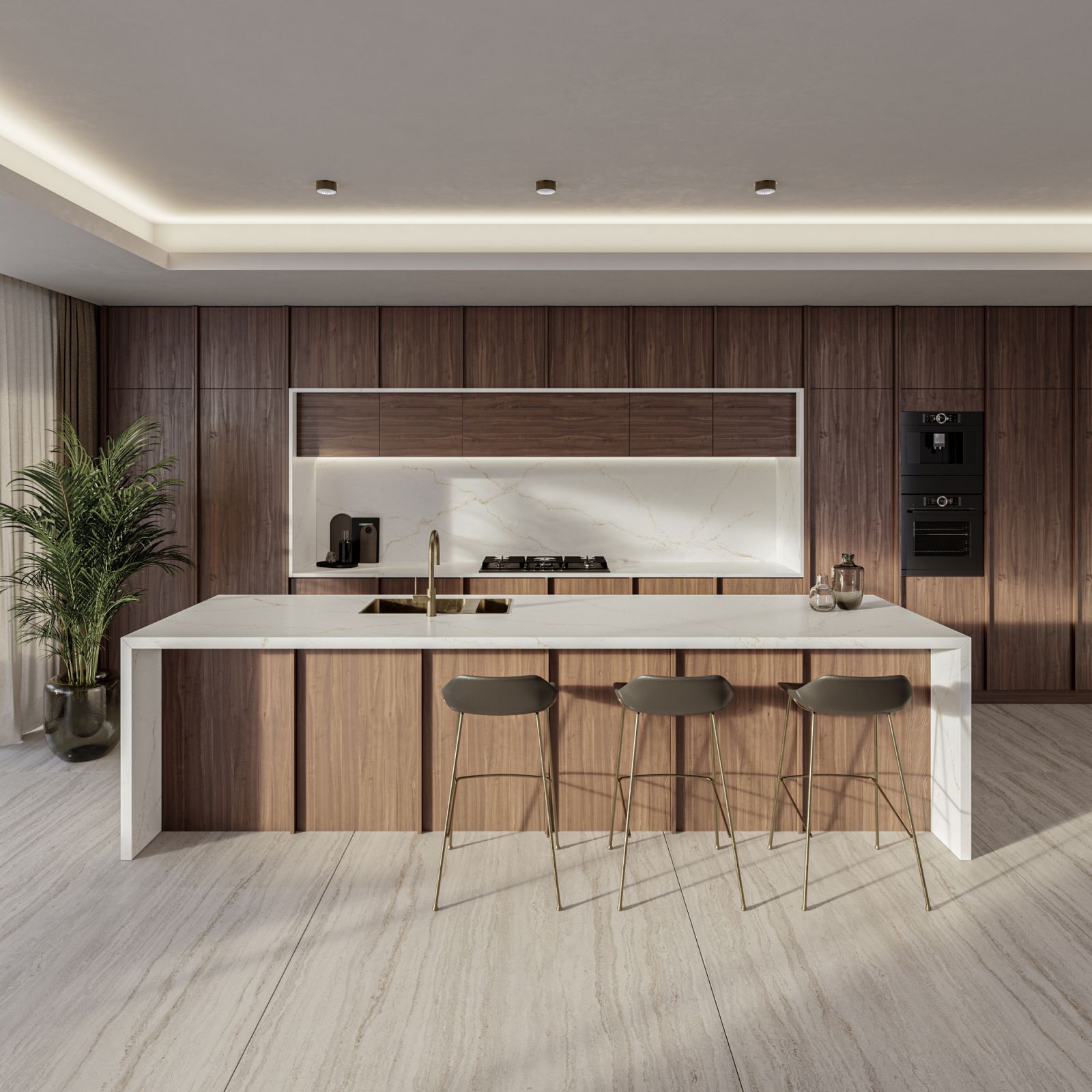 Blanc Élysèe, one of the new Le Chic Bohème colours under the Silestone XM collection