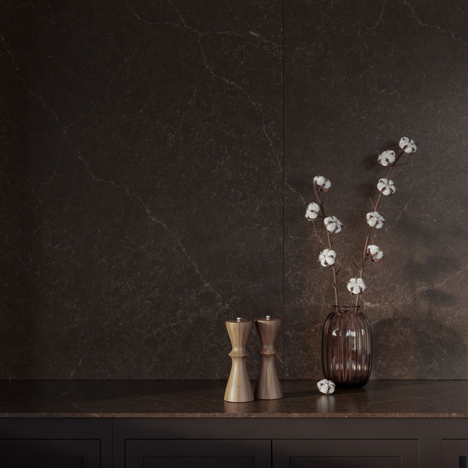 The Château Brown colour in Cosentino’s Le Chic Bohème collection, under Silestone XM