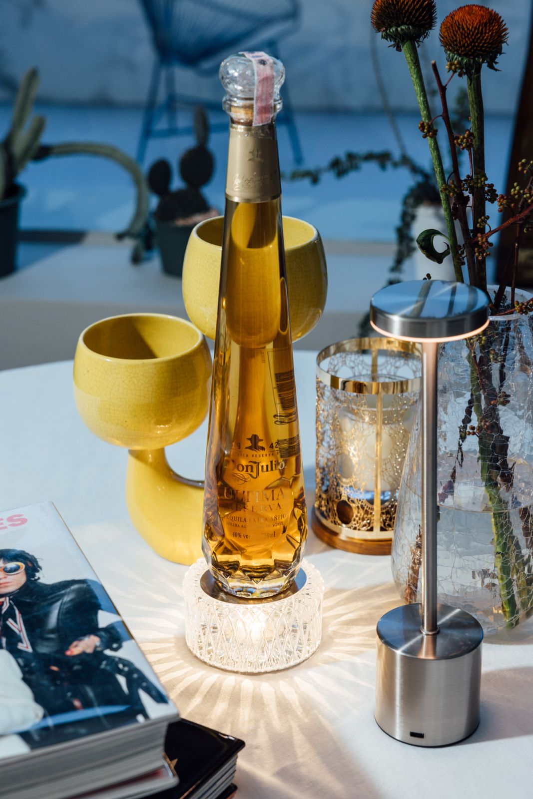 ขวดที่ได้แรงบันดาลใจจากใบอะกาเวของ Don Julio Ultima Reserva