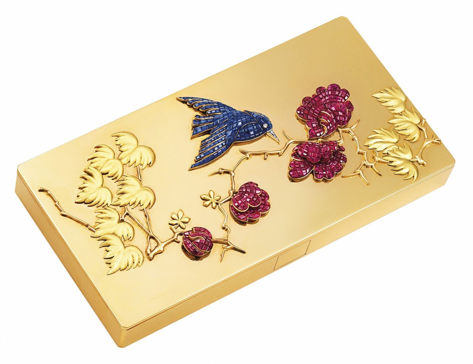 Hummingbird Box 1938, using the Mystery Set technique (photo: Van Cleef & Arpels)