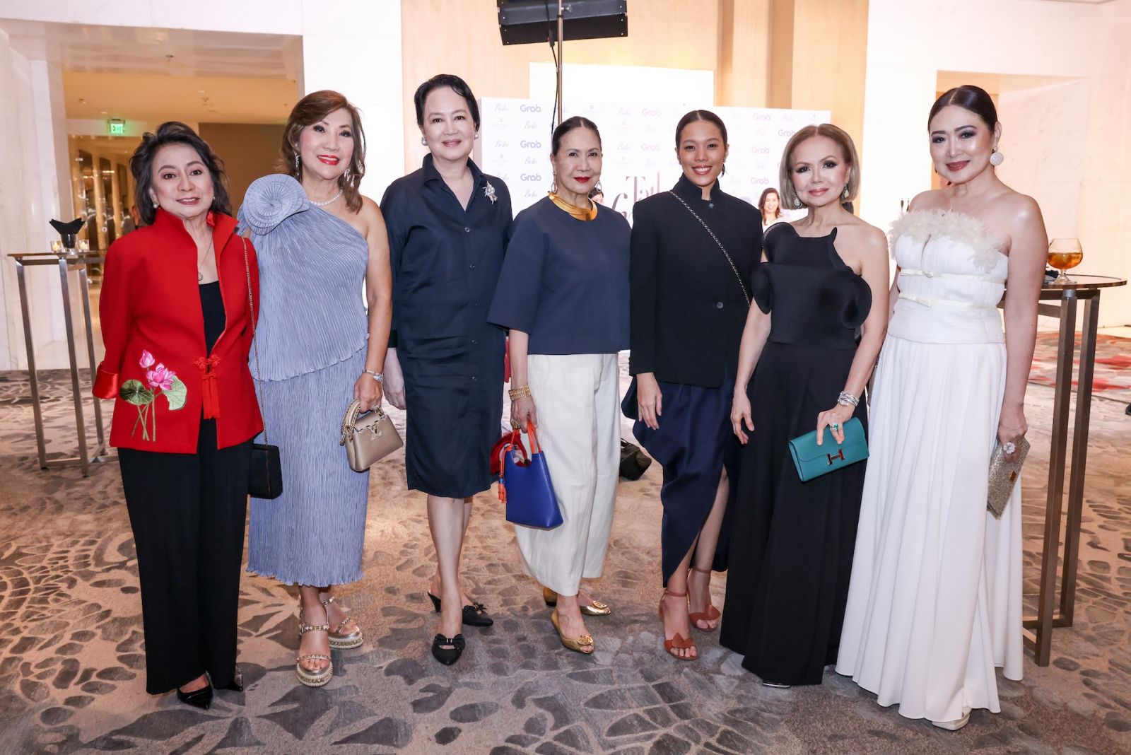 Chit Lijauco, Connie Haw, Frannie Jacinto, Babette Aquino Benoit, Maica Salud Tady, Duday Tuason and Linda Ley