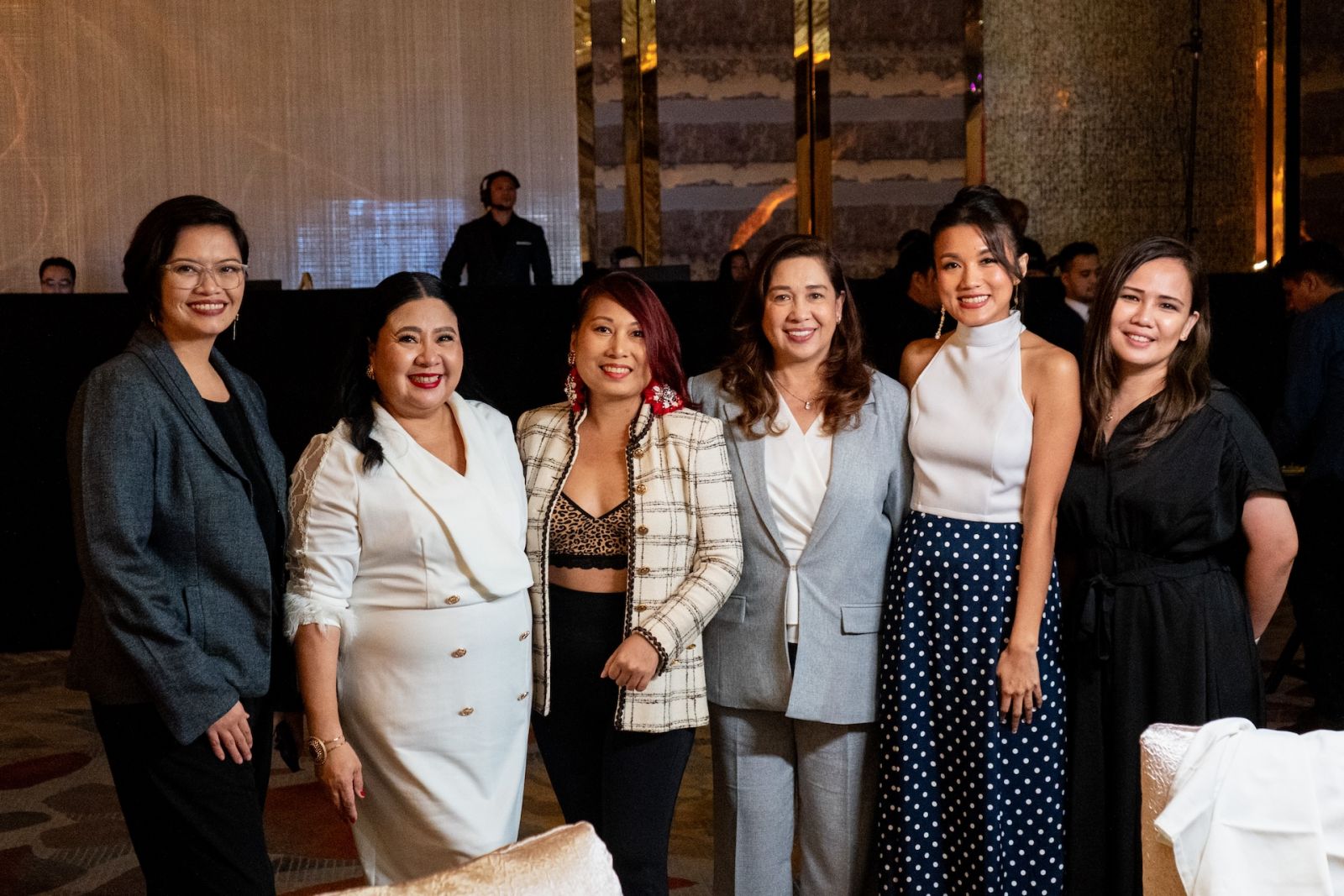 Front & Female Philippines 2024 Nominees Kate Delos Reyes, Gail Macapagal, Camille Escudero, Gie Garcia, Lynn Pinugu and Dr. Erika Legara