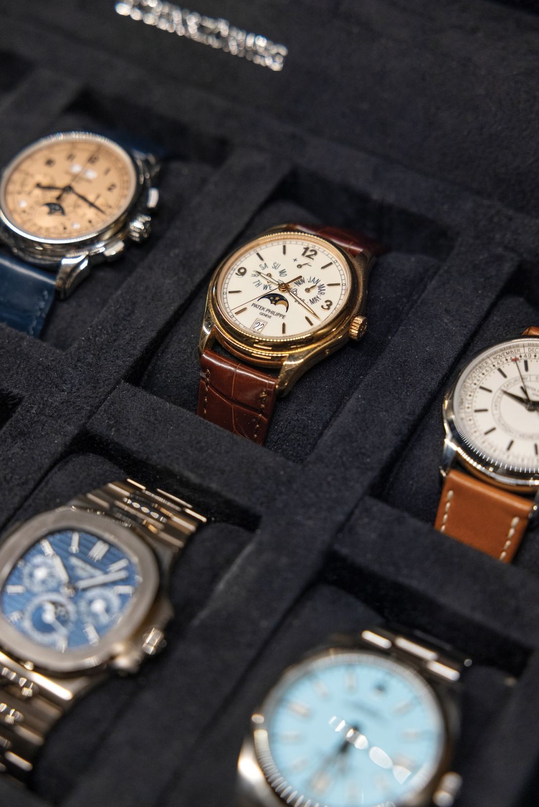 A glimpse of Chris Lichauco's watch collection in his man cave