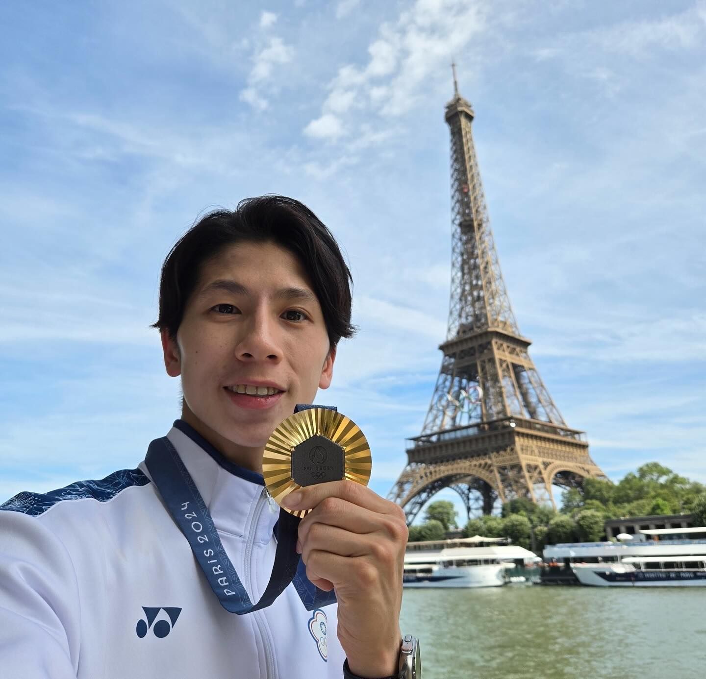 Taiwanese boxer Lin Yu-ting won the gold medal in the women's featherweight event at the Paris Olympics (Photo: Instagram / @boxing_ting)