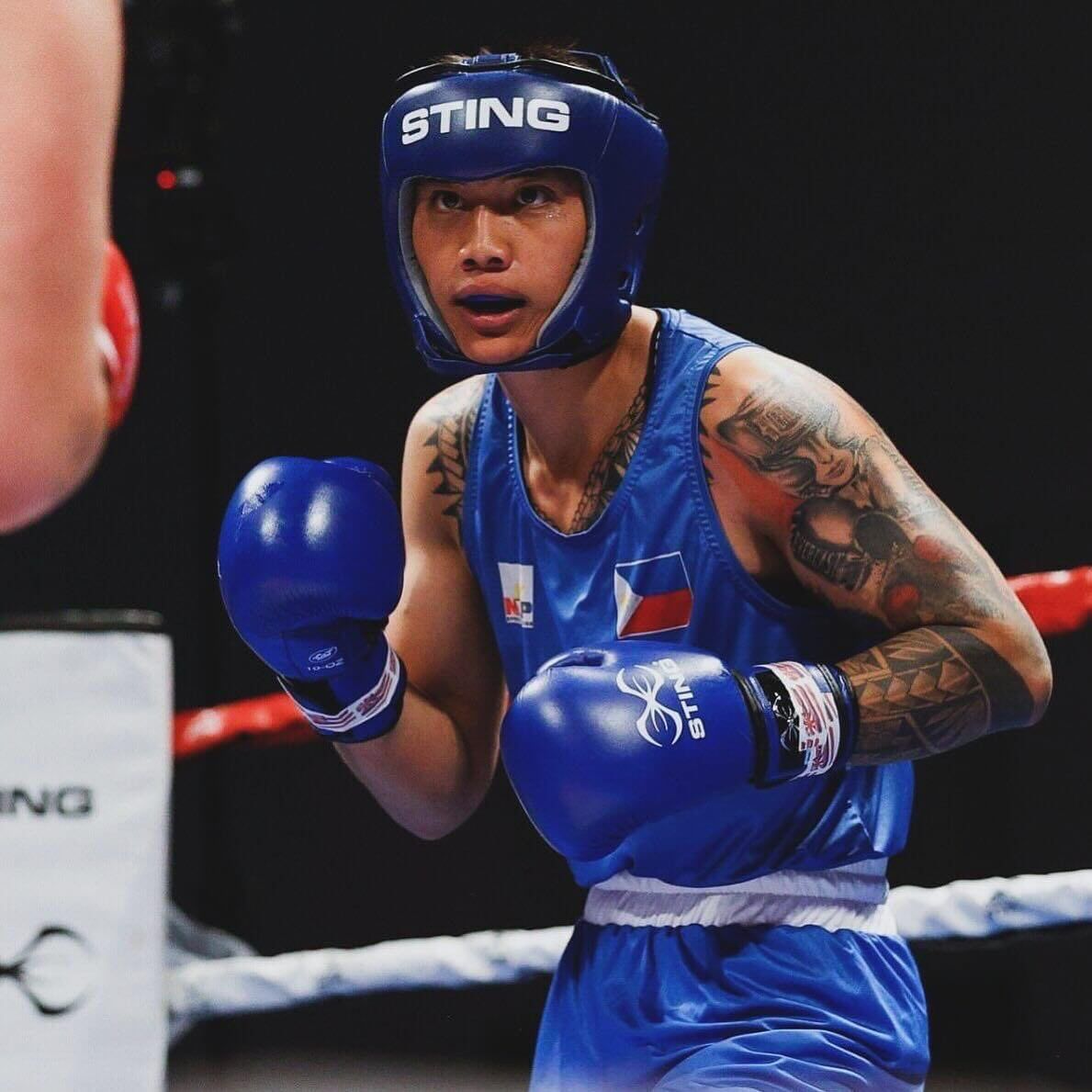 Filipino boxer Hergie Tao-Wag Bacyadan has competed in the women's division at the Paris Olympics (Photo: Instagram / @hergiebacyadan)