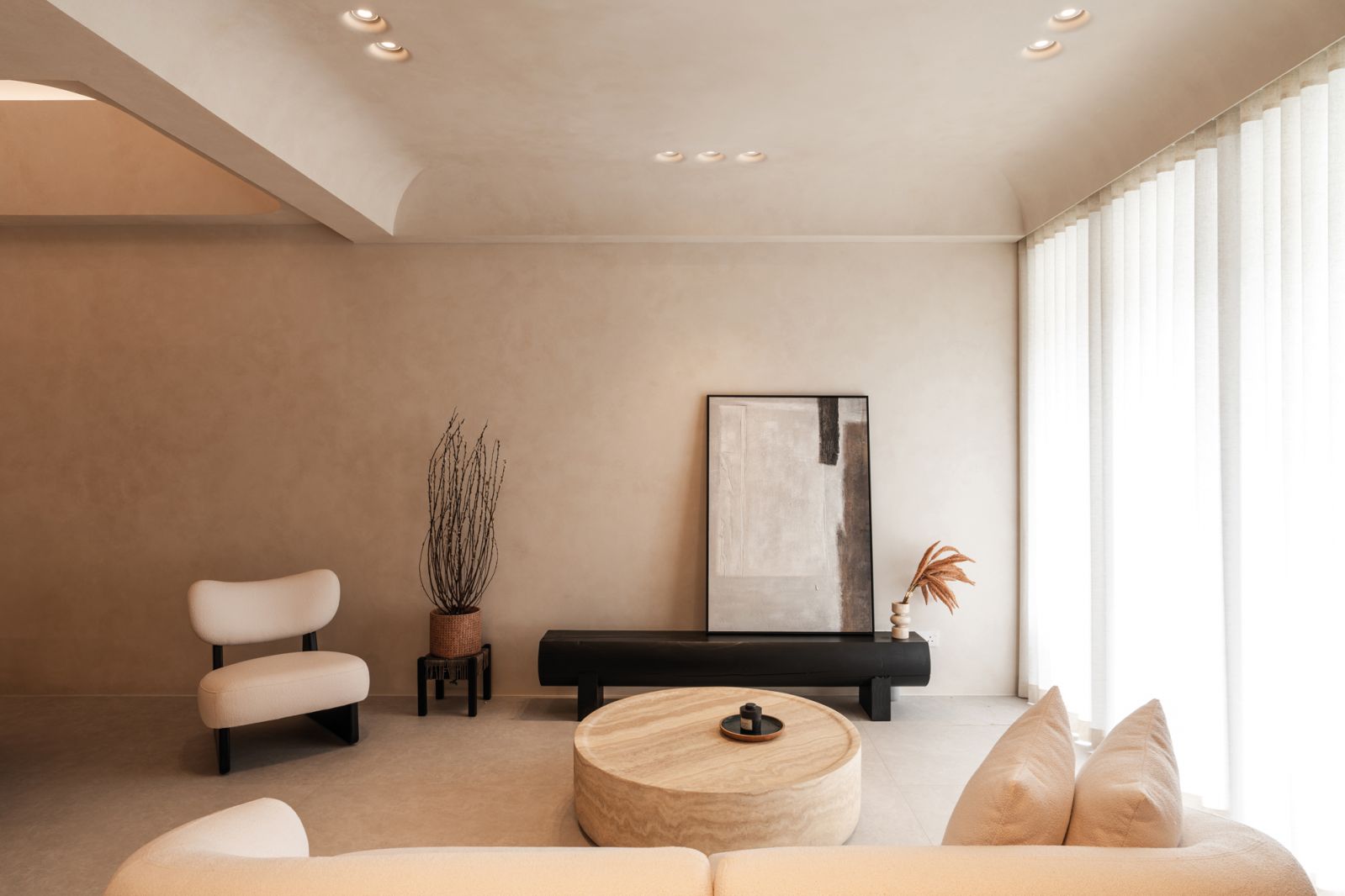The Halo Gypsum series by Aeon makes for subtle ceiling accents