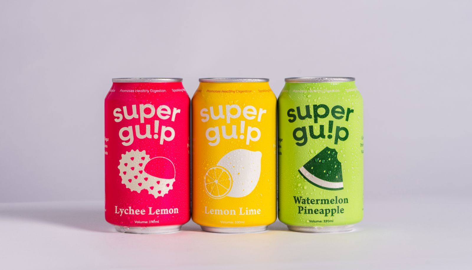 Prebiotic sparkling beverages from Super Gulp (Photo: Super Gulp)