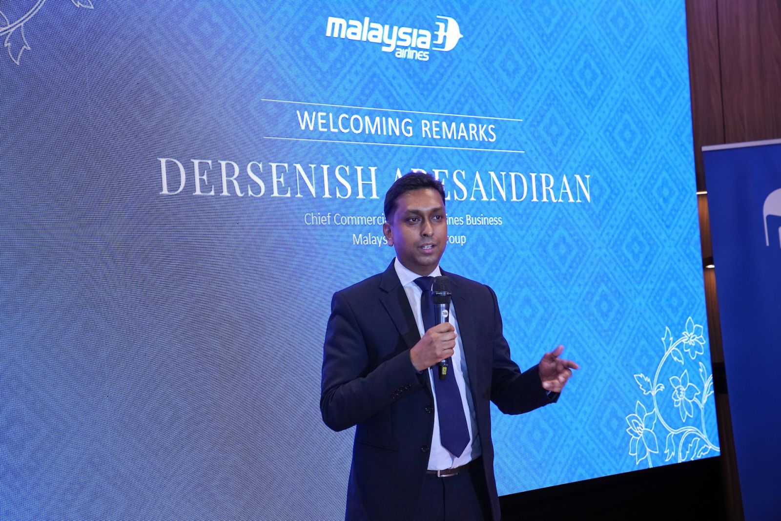 Dersenish Aresandiran, chief commercial officer of Malaysia Aviation Group