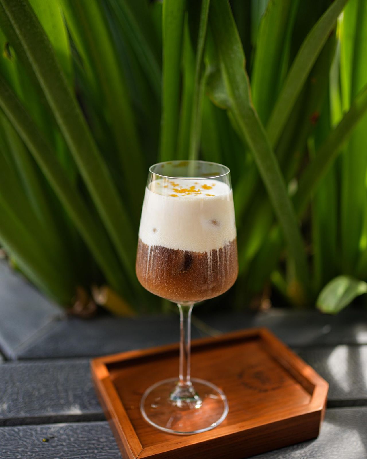 Other than caffeinated classics, The Goat Father also offers tantalising refreshers like the moon river brew that offers a blend of fresh milk, creamer, orange-infused syrup with its signature cold brew (Photo: Instagram / @goatfathercoffee)