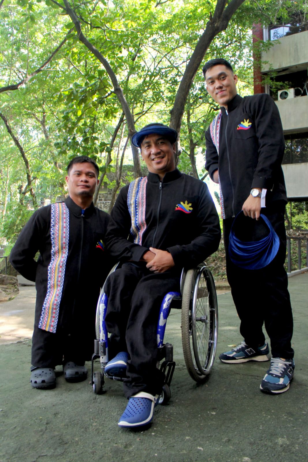 Paralympians Ernie Gawilan, Jerrold Mangliwan, and Allain Ganapin (Photo: Ditta Sandico)