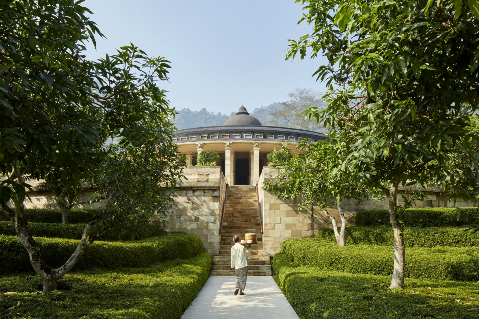 Amanjiwo, Indonesia หนึ่งในไฮไล้ทของการออกแบบภายใน Amanjiwo (ภาพ: aman)
