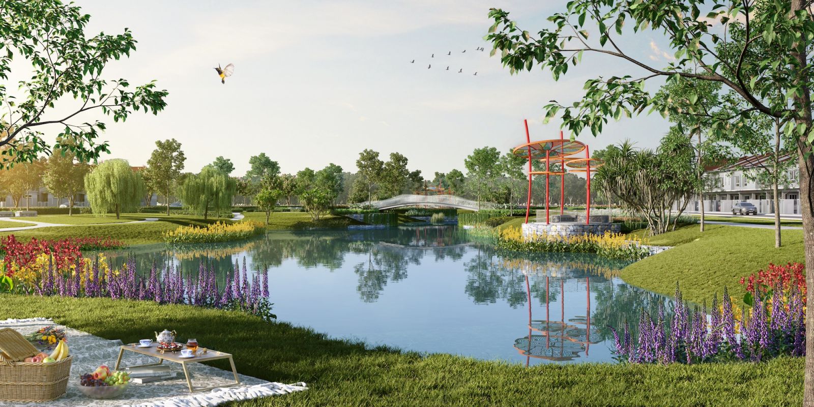 Some precincts in Tropicana Alam feature a lake view (Photo: Artist's impression)