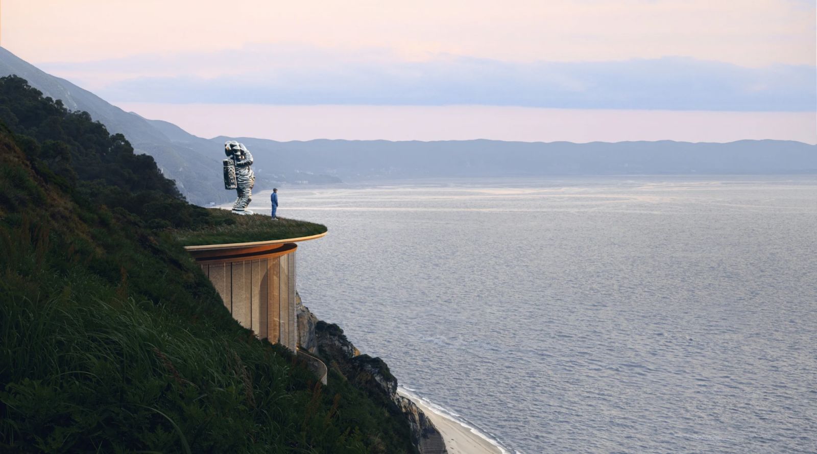 Not A Hotel Tokyo overlooks the Tokyo Bay from the coast of Futtsu, Chiba (Photo: Instagram / @notahotel_official)
